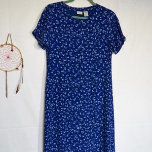 L.L. Bean vintage floral print dress | Petite SZ 8